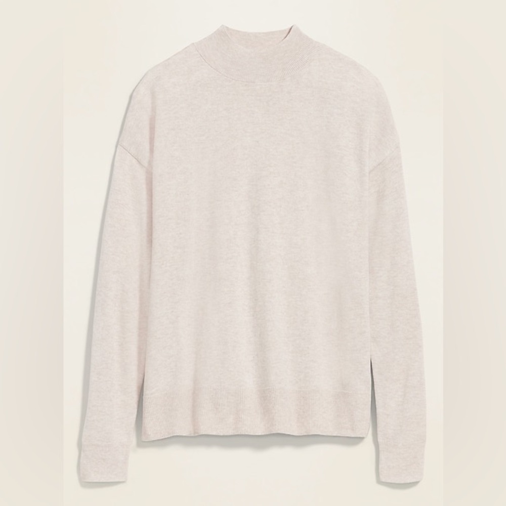 Old Navy Beige Mock neck Sweater
